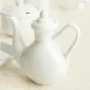 Porcelain condiment pourer 3.4 oz