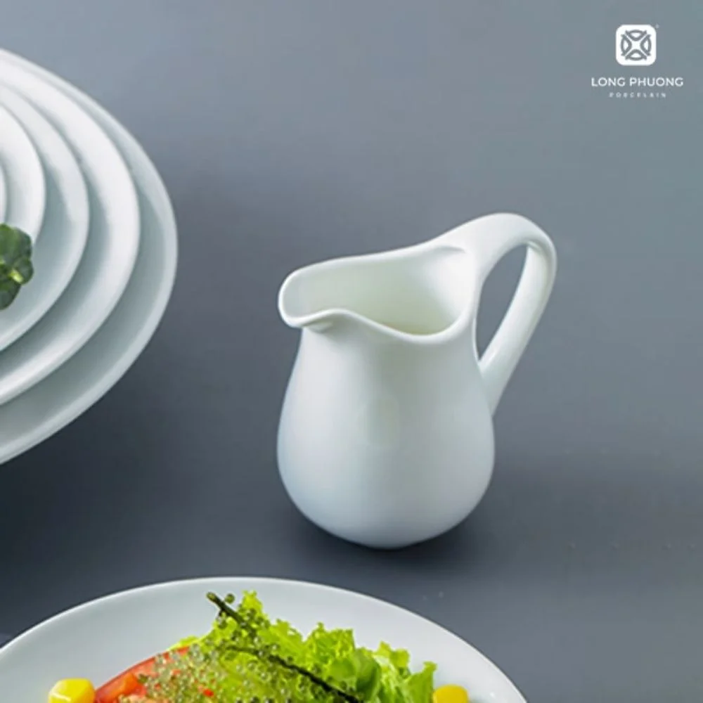 Porcelain-gravy-pitcher-2 Porcelain gravy pitcher 3.4 oz by Long Phuong