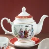 Vietnamese folk-style tea set