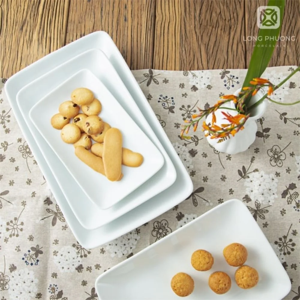 Rectangular-Napkin-Plate (2) Elevate your table decor with the Rectangular Napkin Plates