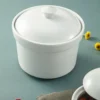 Compact casserole dish for side servings