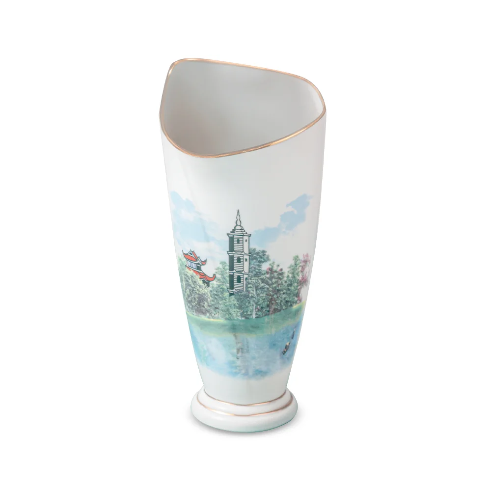 Son Thuy porcelain vases 14”