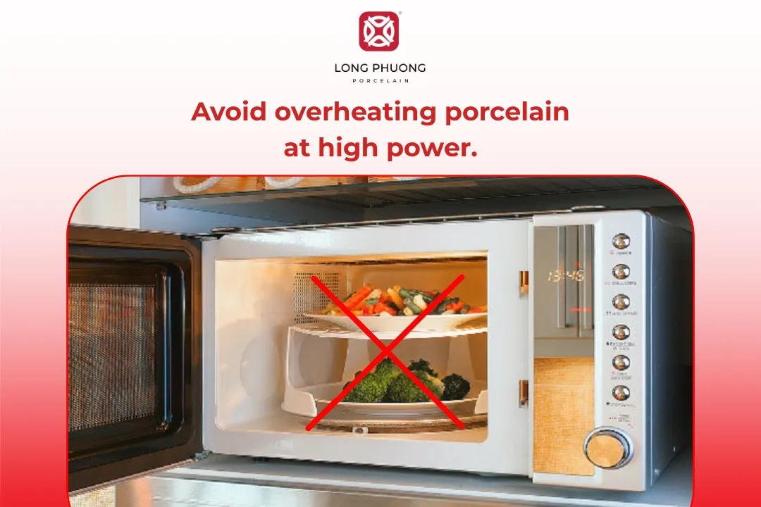 Instructions for use of porcelain products