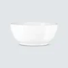 Rimmed porcelain serving bowl by Long Phuong Porcelain