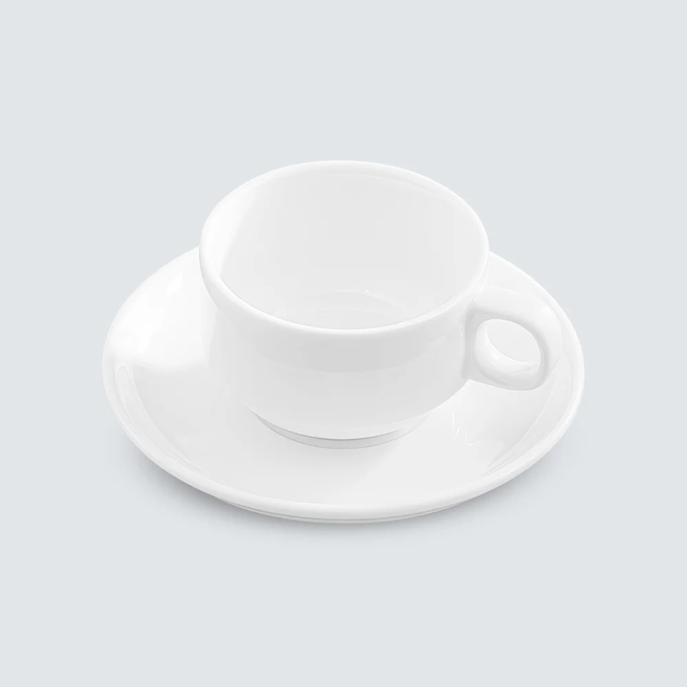 Coffee cup saucer 2.7 to 5.8 oz
