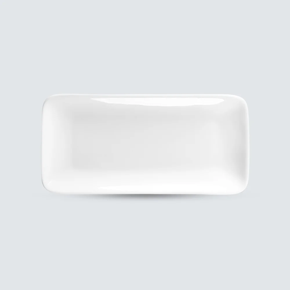 Rectangular Spice Dish 8” by Long Phuong Porcelain