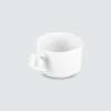 Square Handle Porcelain Cup 2.7- 4.1- 5.1 oz
