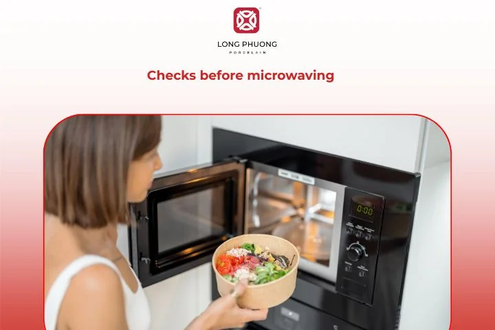 Checks before microwaving
